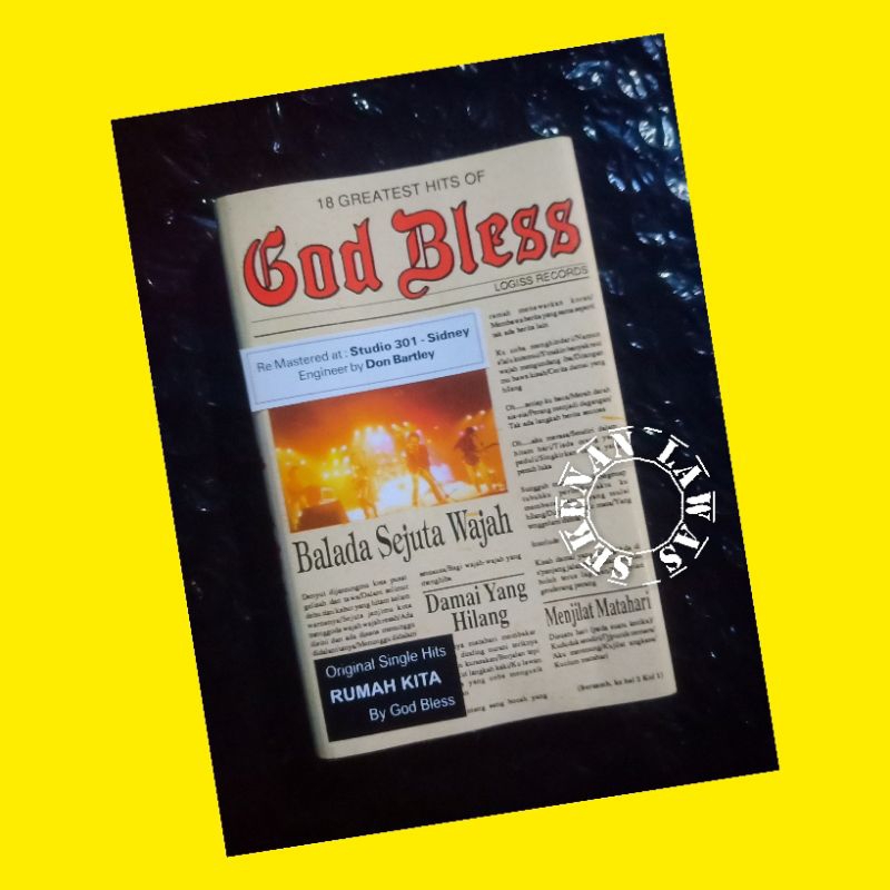 Kaset Pita God Bless - 18 Greatest Hits (Mulus)