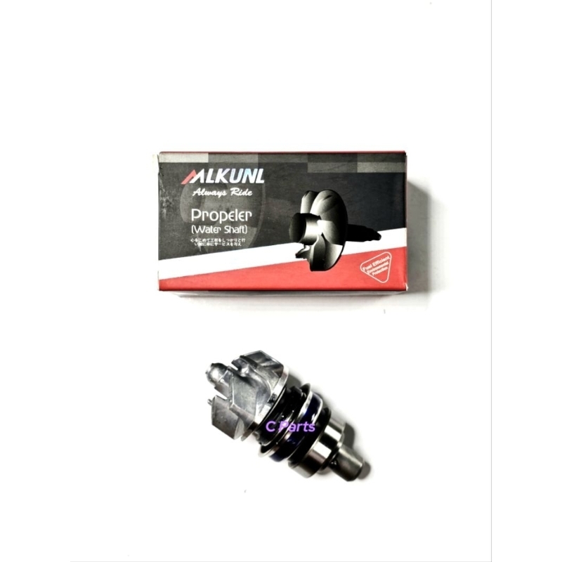 As water pump/Kipas water pump/Water shaft assy Vario 110 karbu MLKUNL