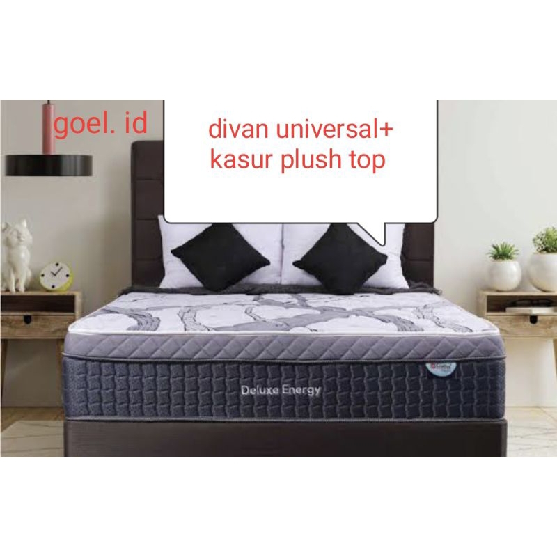 KASUR SPRINGBED CENTRAL PLUSH TOP 33CM AWET BERGARANSI MURAH BANDUNG / KASUR CENTRAL SPRINGBED MURAH