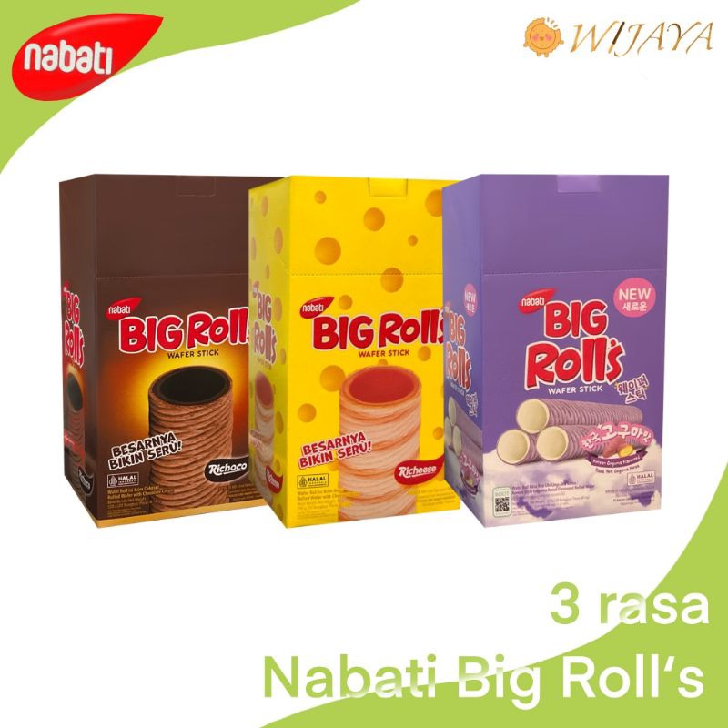 

Nabati Big Rolls 1000 1box isi 20pcs