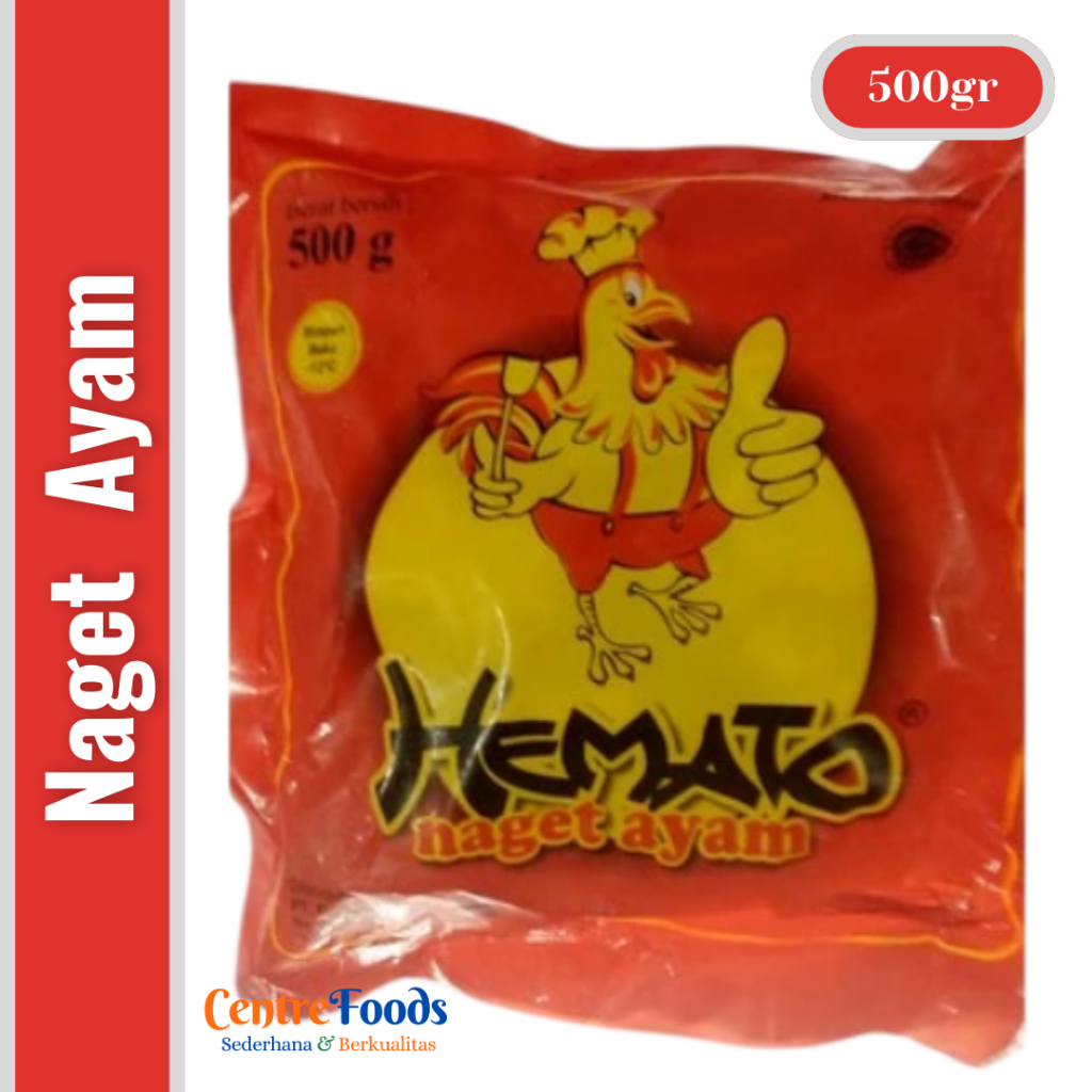 

Naget Ayam Kombinasi - HEMATO | 500gr [ Harga Per BKS ]