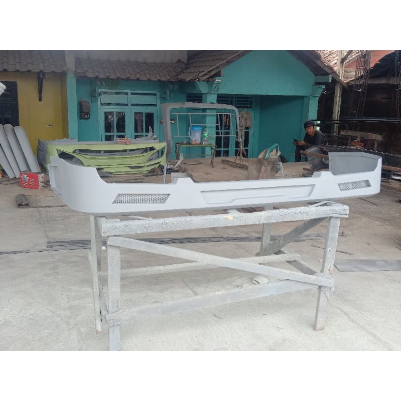 TAMBAHAN BAMPER MINIMALIS PLAT BESI UNTUK TRUK CANTER,RAGASA,DYNADUTRO,ELF GIGA,ELF MACAN,UMPLUNG KO