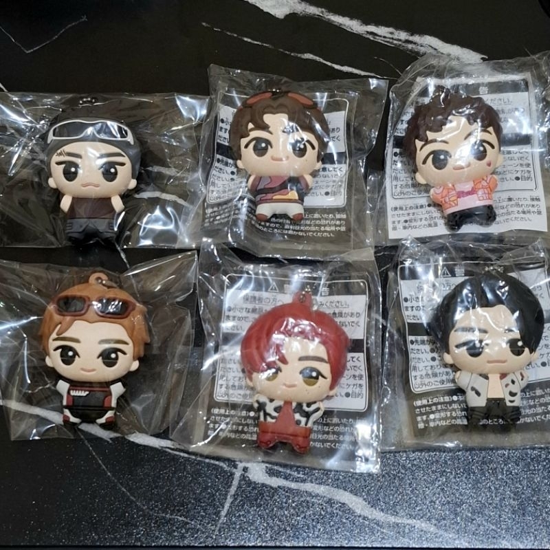(READY STOCK) CHIBIGURUMI RUBBER MASCOT KEYCHAIN NCT 127 DREAM 2BADDIES GLITCH MODE