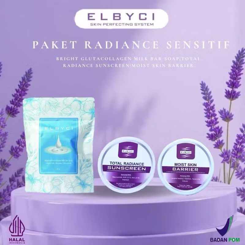 PAKET RADIANCE SENSITIF ELBYCI SKINCARE ORIGINAL