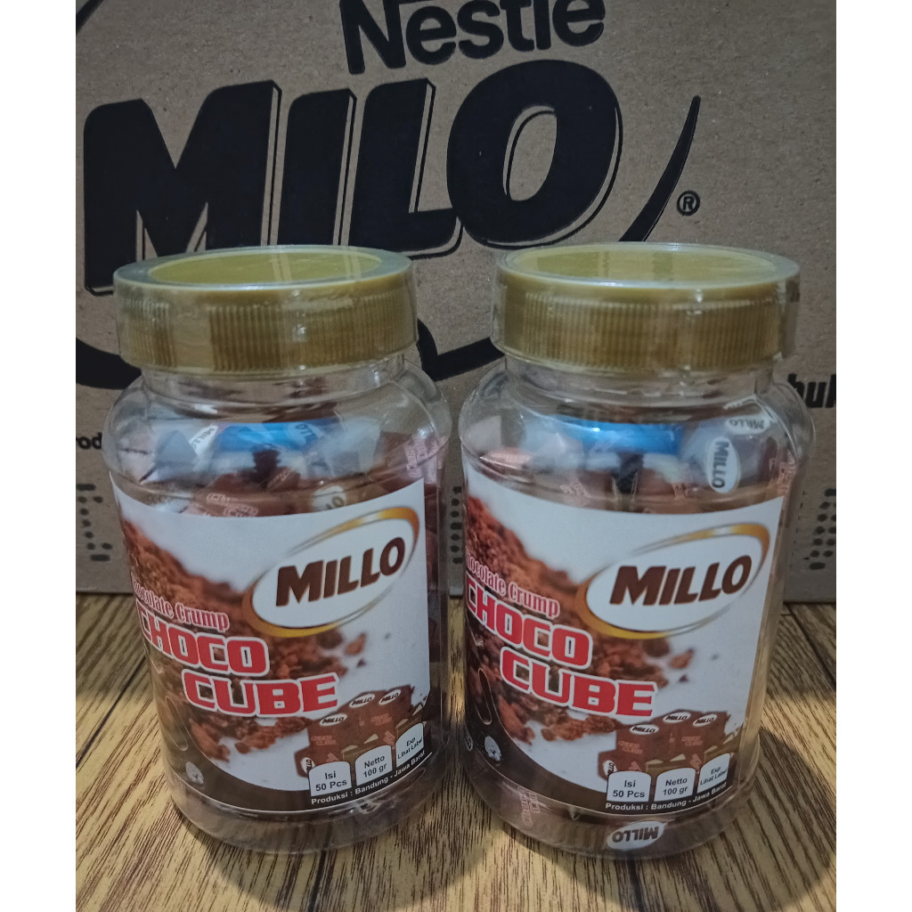 

Millo Cube Lokal Chocolate Crumb 2 Toples (Per Toples Isi 50 Cube)