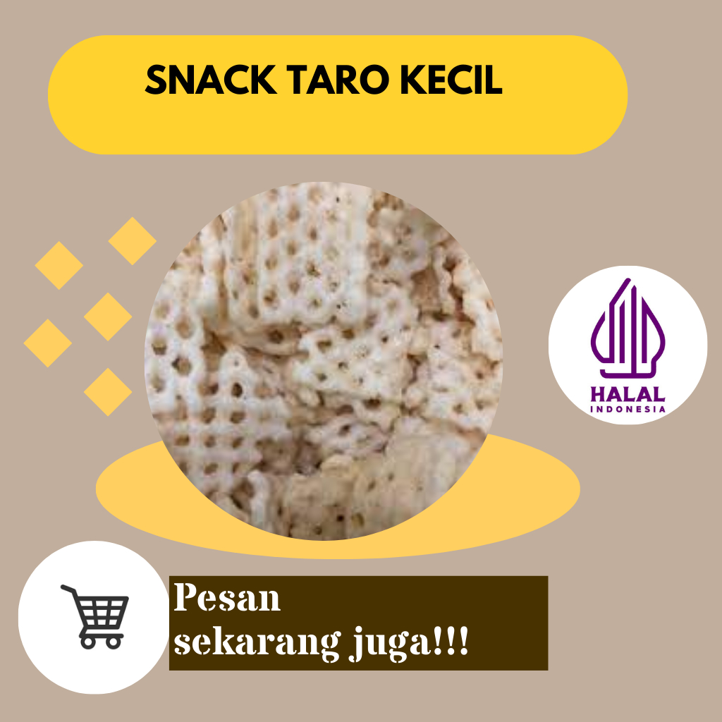 

Snack jajan taro snack makanan ringan 10 pcs