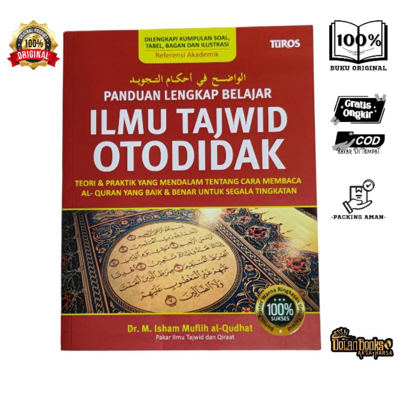 (OBRAL) BUKU ORIGINAL - PANDUAN LENGKAP BELAJAR ILMU TAJWID OTODIDAK