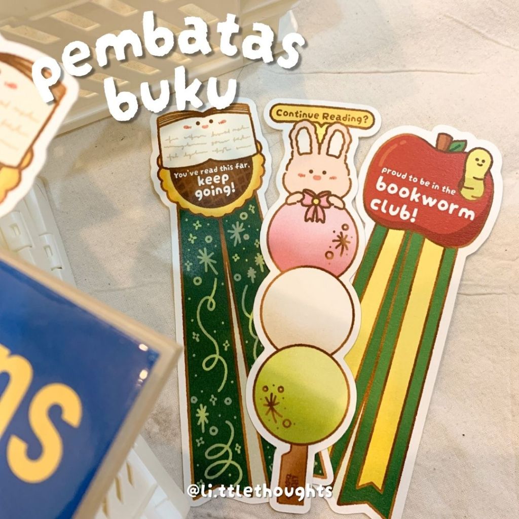 

Little Bookmarks | Pembatas Buku by Little Thoughts