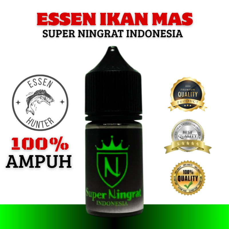 ESSEN HUNTER - ESSEN SUPER NINGRAT -  essen super premium, essen ikan mas, super ningrat