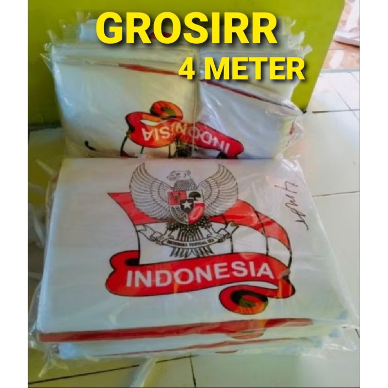 1 Kodi ( 20 pcs ) || Grosir umbul Umbul Layur Garuda panjang 3 & 4 meter.