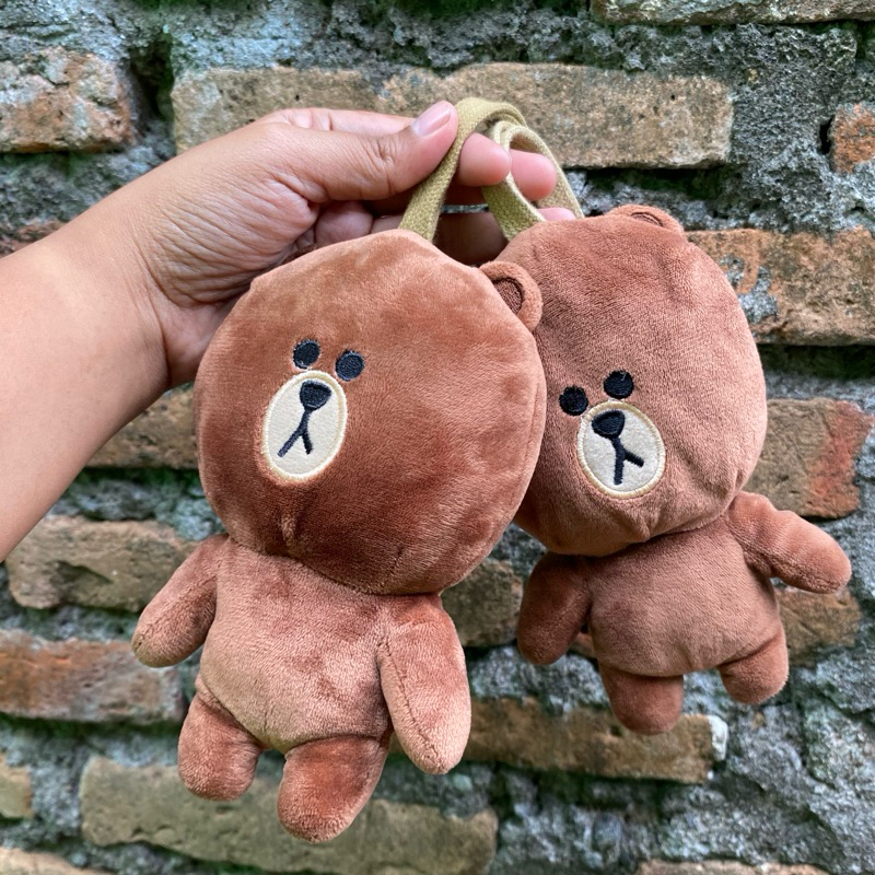 Dompet Koin Brown Line Friends