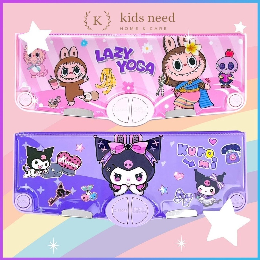 

KODE A96J Kotak Pensil Mekanik Multifungsi Pensil Box Lengkap Peruncing Gunting Isolasi Penghapus Penggaris Tempat Pensil Karakter Waterproof Kotak Pensil Anak Tulis Lucu Sekolah Hampers