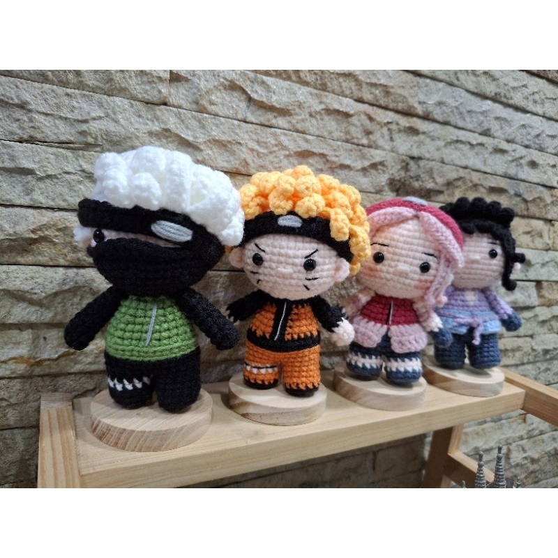 Naruto tim amigurumi/boneka rajut