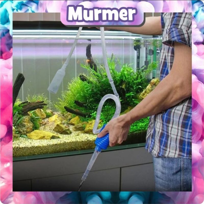 Alat Penguras air Siphon Air Aquarium Akuarium pembersih bagian air