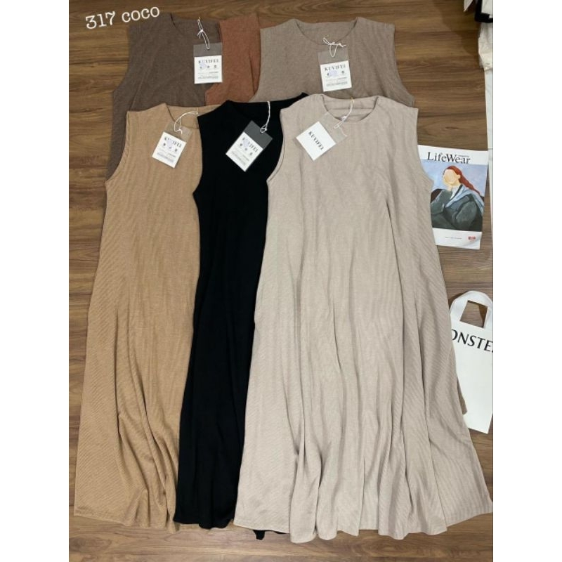 inner dres kaos knite