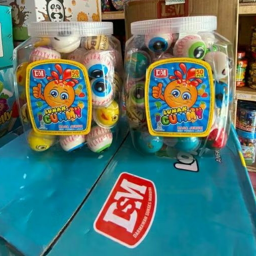 

DSM Produk Viral Lunak mata Besar isi 50 pcs dan lunak Mini toples isi 120 dan 200 Pcs