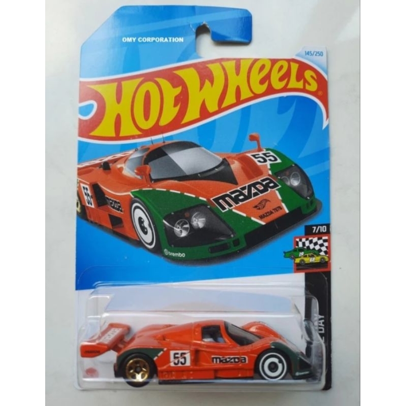 Hot Wheels Mazda 787B Renown Hotwheels Mazda 787B Oranye hijau Mazda 787B orange