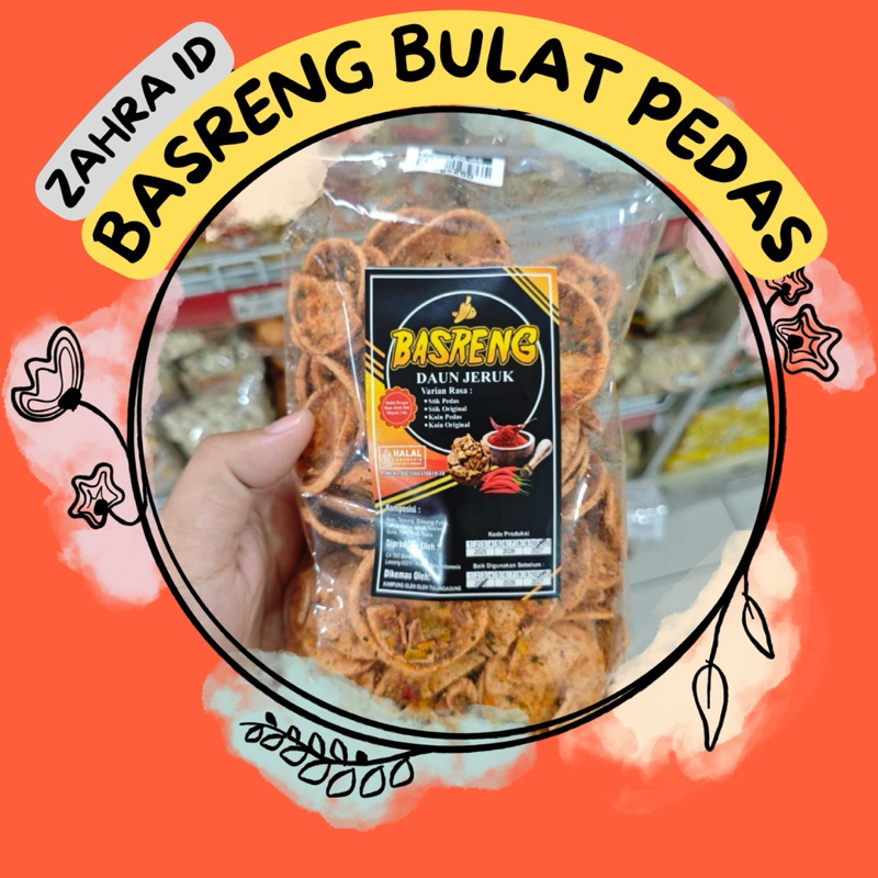 

250GR PEDAS & ORIGINAL BASRENG IKAN DAUN JERUK BULAT PIPIH
