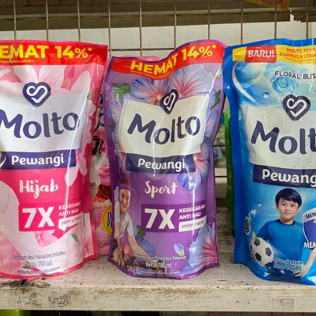 Pewangi Molto 780ml | Pewangi Pakaian molto