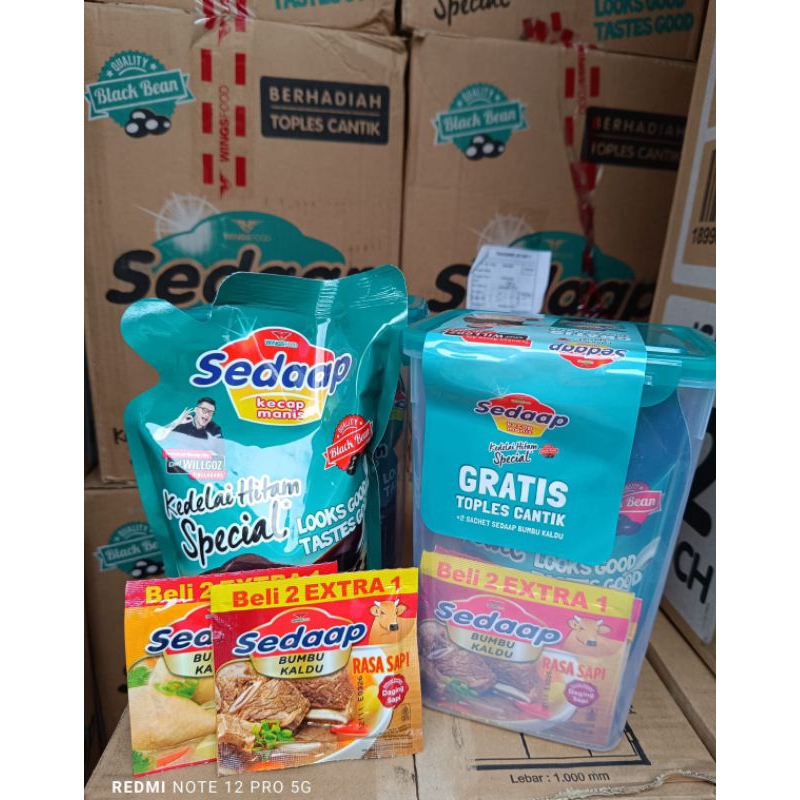 

Kecap Sedap Jumbo 720gram + Sedap Kaldu 2 Gratis Box