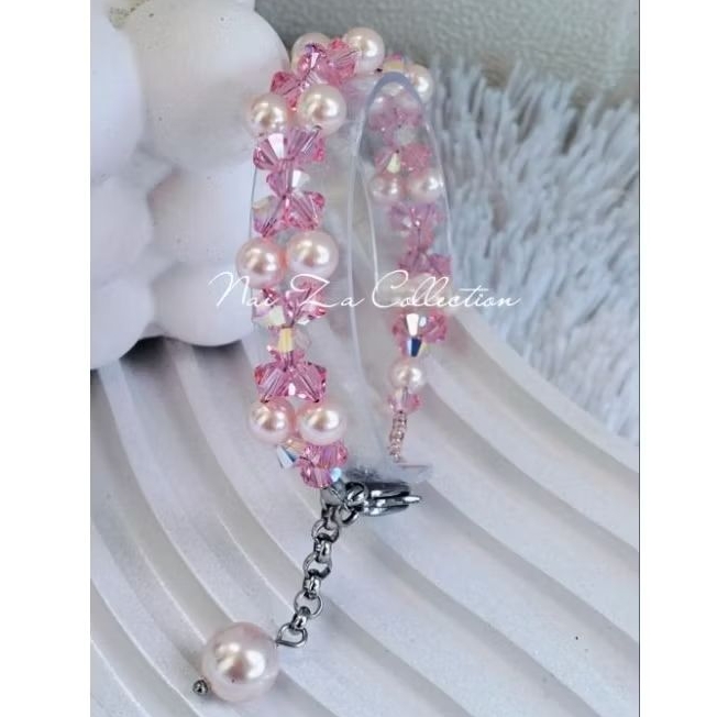 Gelang Swarovski Original Austria || Gelang Mutiara Swarovski