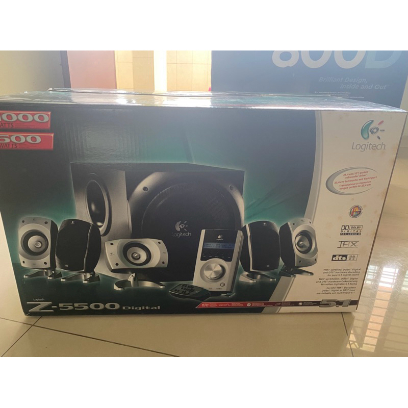 [RARE] LOGITECH Z5500 - 5.1 GAMING SPEAKER / HOME THEATER - SECOND