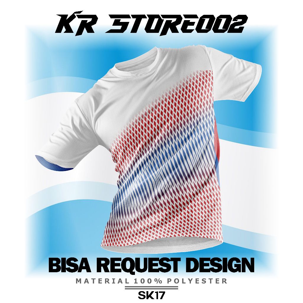 JERSEY FUTSAL BOLA FULL PRINTING TEAM BISA SATUAN CUSTOM DESAIN UNISEX