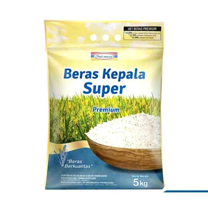 

Beras Kepala Super 5Kg