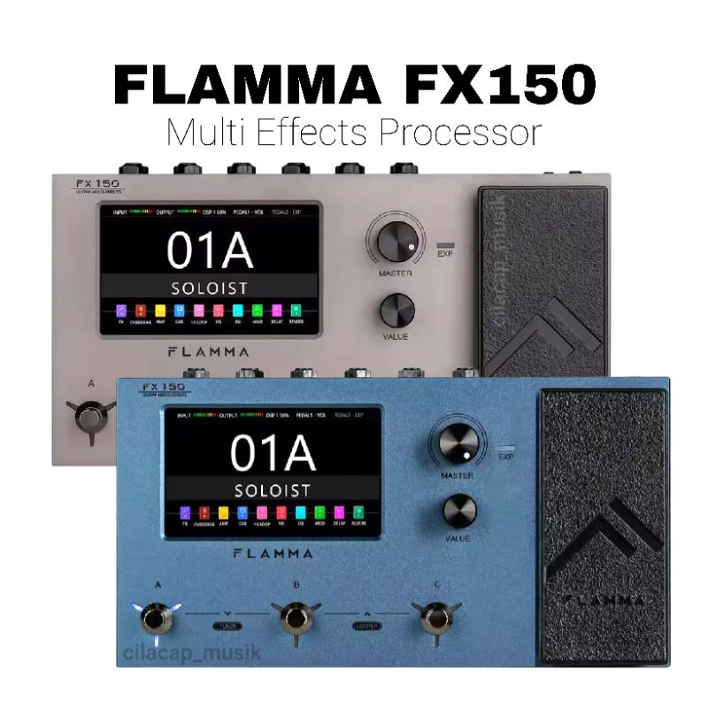 EFEK GITAR FLAMMA FX150 MULTI EFFECTS PROCESSOR FLAMMA FX 150
