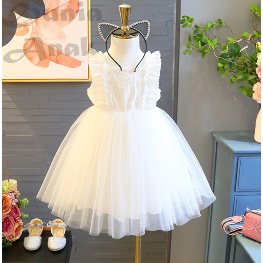 Driss Korea Style Import Dreea Gaya Baru Bsju Kid`S Dreas Dras Pakaian Dres Gaun Pesta Mewah Drass L