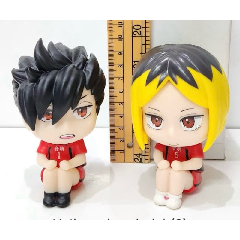 action figure haikyu duduk kenma kozume dan tetsuro kuroo set isi 2