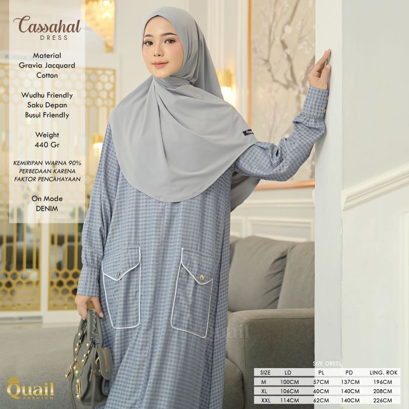 GAMIS CASSAHAL REBORN / GAMIS MOTIF PRINTING / GAMIS KATUN GRAVIA / GAMIS WANITA DEWASA / GAMIS BUSU