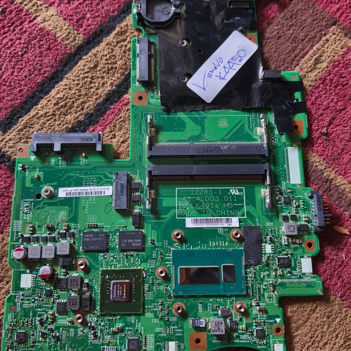 Motherboard Lenovo K4450 i5 gen 4 dual VGA