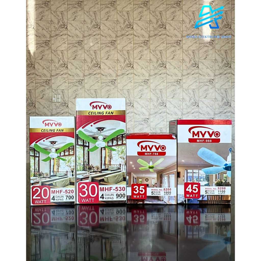 Kipas angin gantung helifan Myvo Helifan series 15w/20w/30w/35w/45w/55w