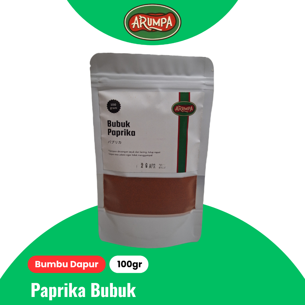

Bumbu Dapur Paprika Bubuk Powder Merah Red Pepper Smoke Premium Quality