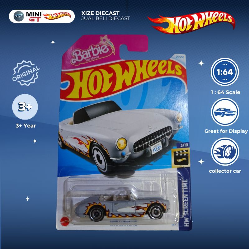 Hotwheels Barbie 1956 Corvette