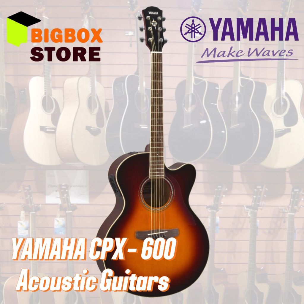 Yamaha Gitar Acoustic Elektrik CPX-600 / CPX600 / CPX 600