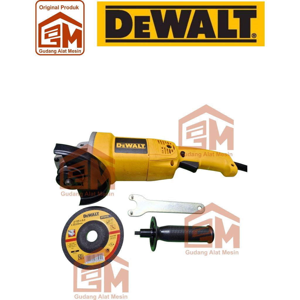 DEWALT DW830 ANGLE GRINDER 5" DW 830 MESIN GERINDA