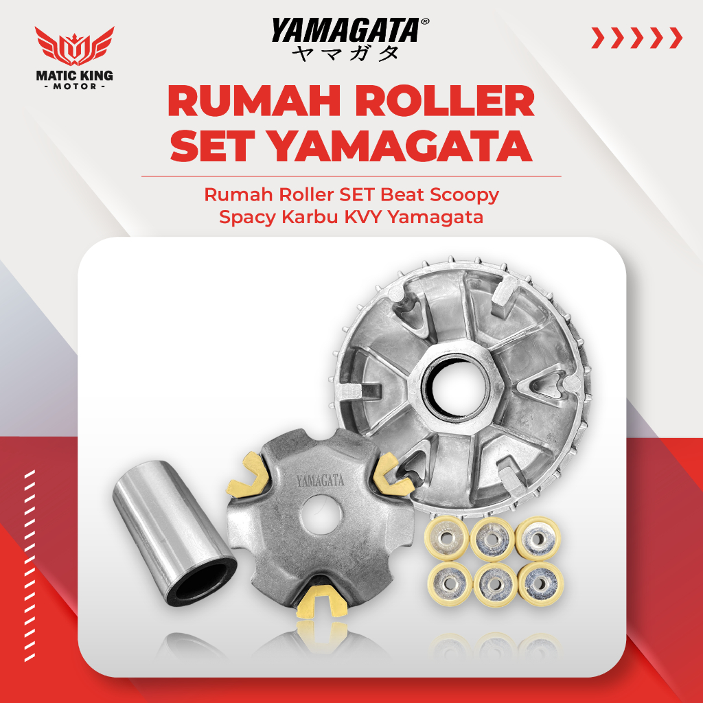 Rumah Roller Set Honda Beat Scoopy Spacy Karburator 110 KVY Yamagata