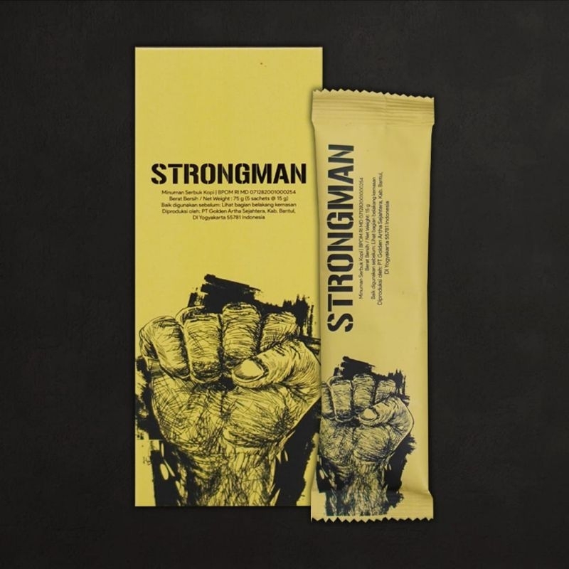 Kopi Strongman kopi stamina pria energy strong man per box