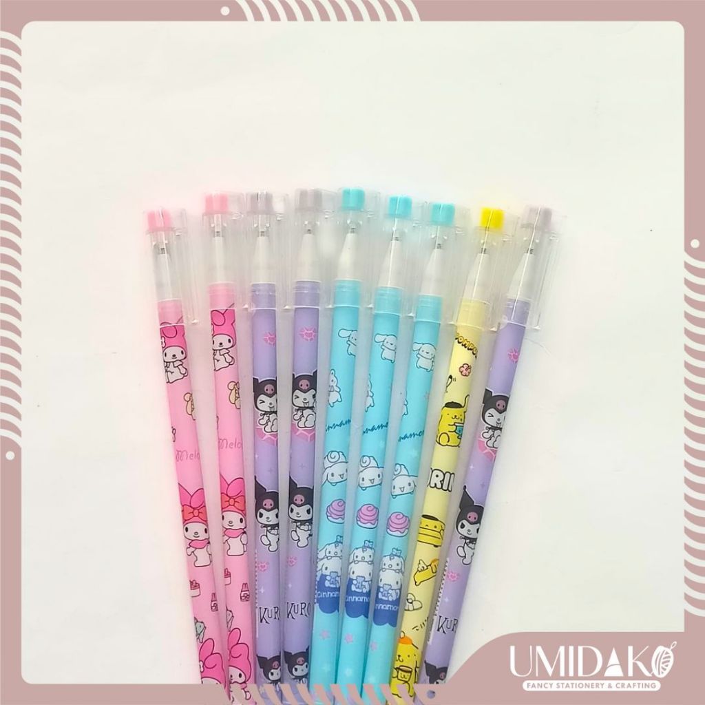 

[UMIDAKO] BOLPOIN GEL SANRIO SERIES / BOLPOIN KARAKTER / BOLPOIN GEL KARAKTER SANRIO / 8808