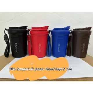 Botol Minum Portabale Plastik Kopi / Coffee Teh Tumbler