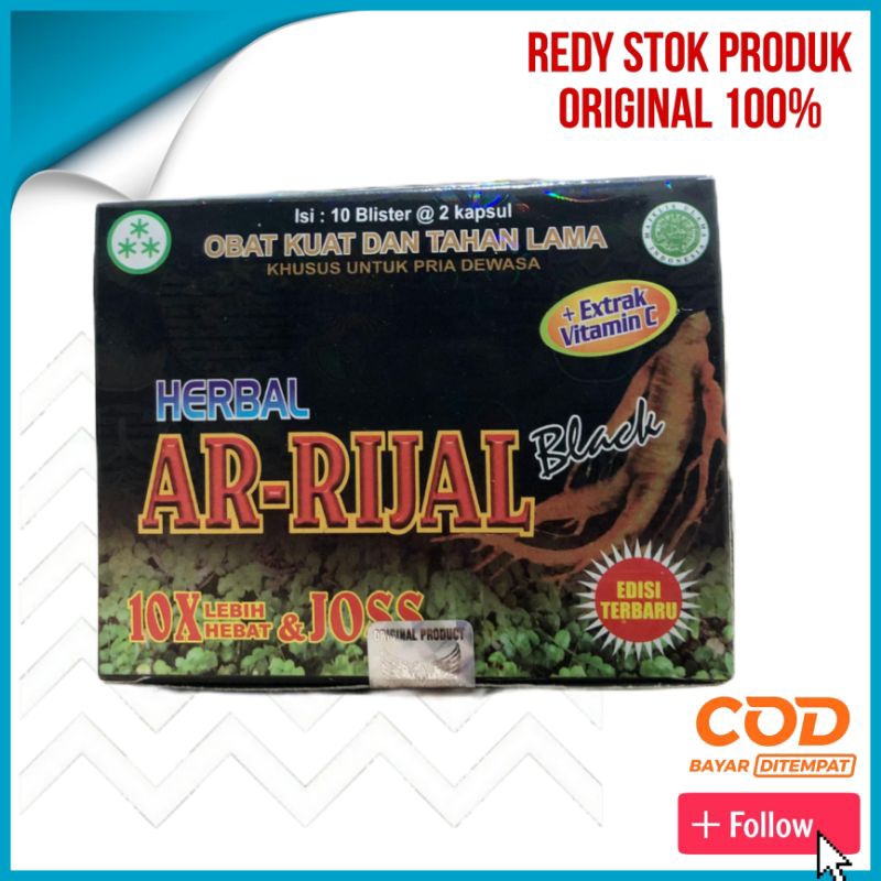 Ar-Rijal Kapsul Original (Black)