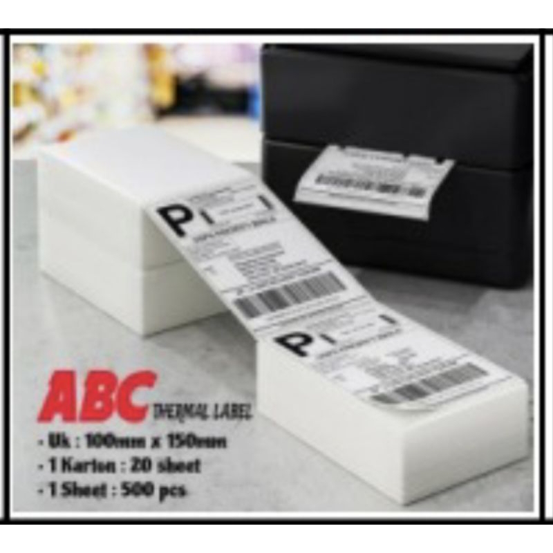 

Label Thermal ABC 100*150mm (1pad)