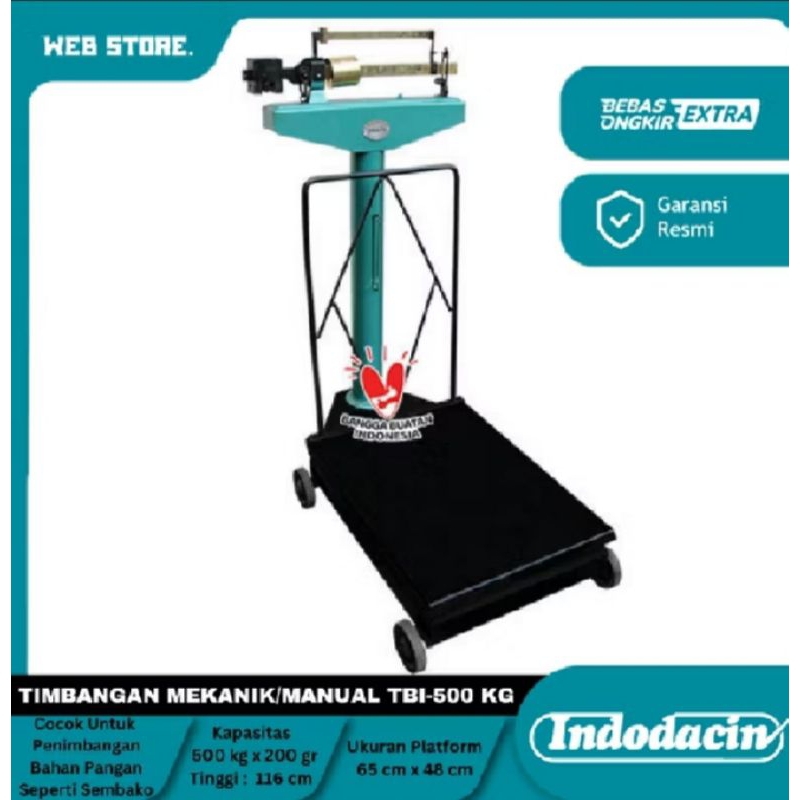 timbangan duduk mekanik / manual TBI 500kg
