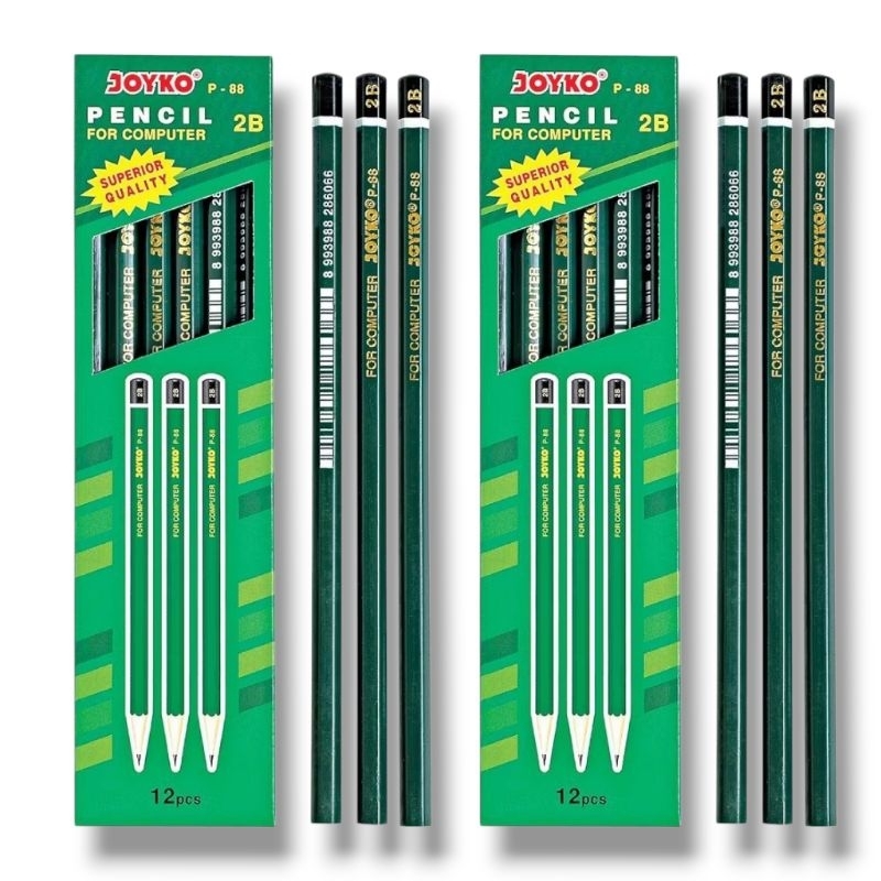 

Pensil 2B Joyko P-88 12 pcs (1 Pack) - Pencil For Computer