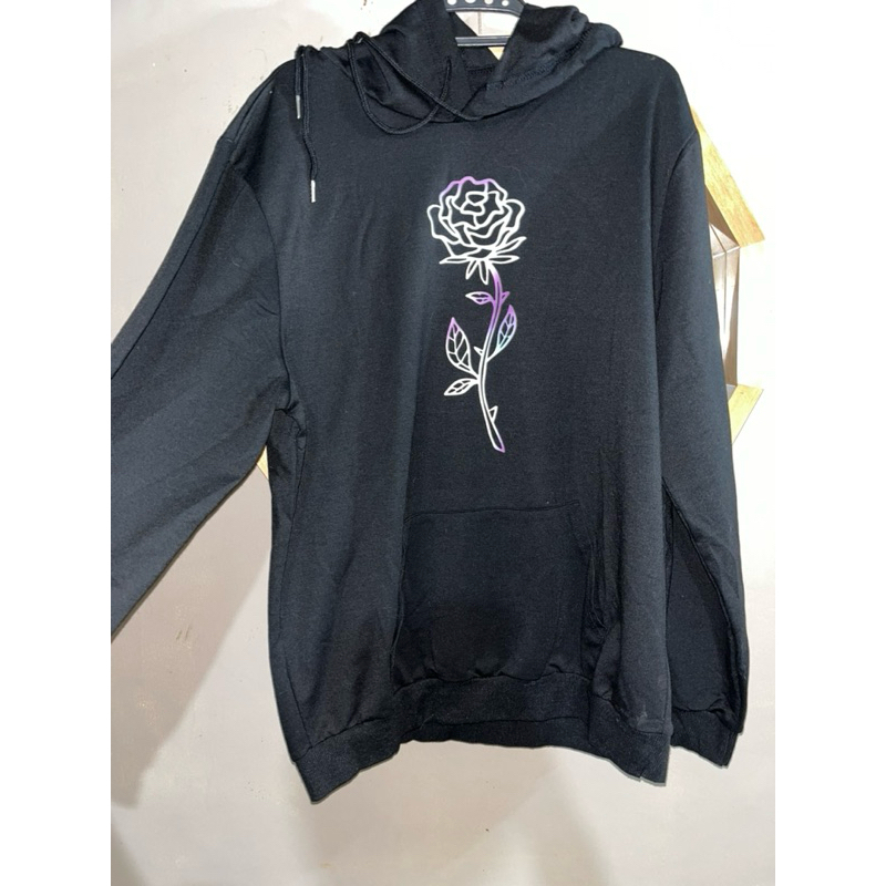 Hoodie Set Mawar Ungu