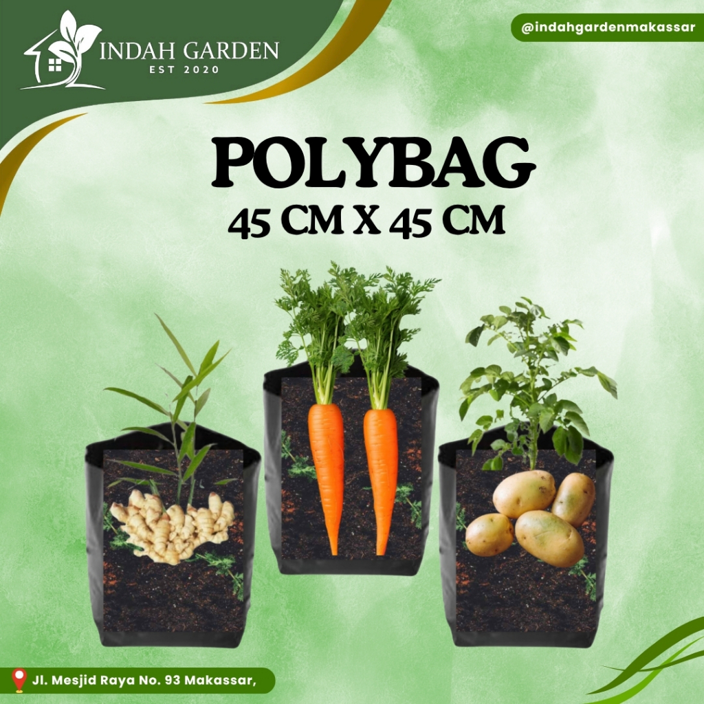 Polybag 45×45 cm 0.5 kg Polybag 45 x 45cm Tanaman Semai