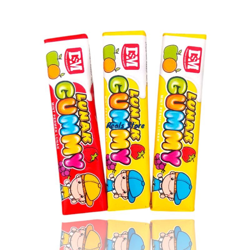 

Dsm Lunak Gummy Mint permen lunak