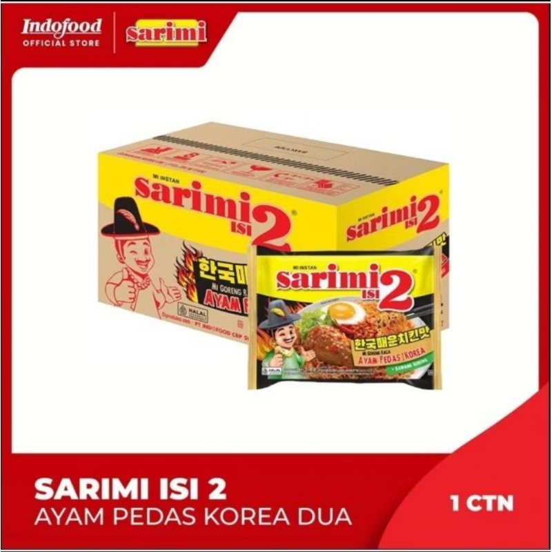 

sarimi 2 Rasa Ayam Pedas Korea (1 dus isi 24 pcs)